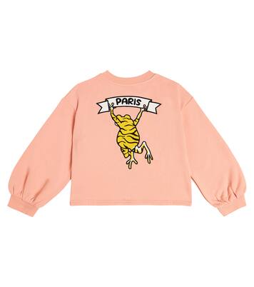 Embroidered cotton-blend sweatshirt | Kenzo Kids