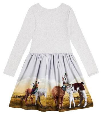 Credence printed cotton-blend jersey dress | Molo