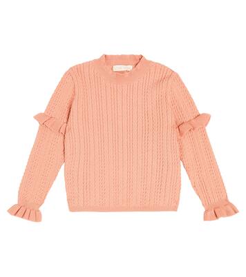 Jevo cable-knit cotton sweater | Louise Misha