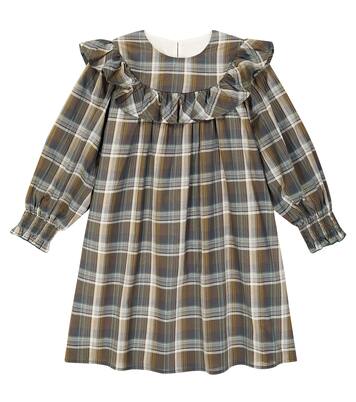 Emma checked cotton dress | C'era Una Volta