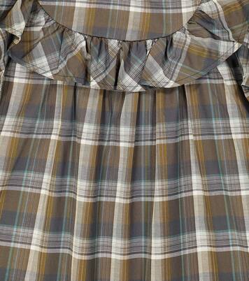 Emma checked cotton dress | C'era Una Volta