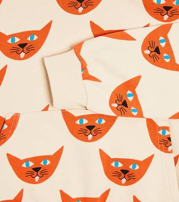 Cat cotton jersey hoodie | Jellymallow