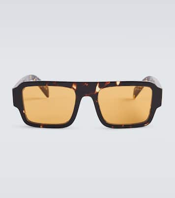 Eckige Sonnenbrille Symbole in Schildpattoptik | Prada