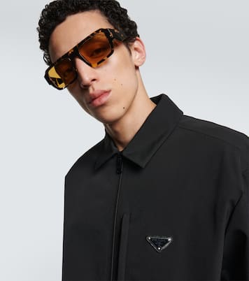 Eckige Sonnenbrille Symbole in Schildpattoptik | Prada