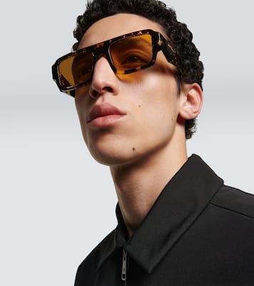 Eckige Sonnenbrille Symbole in Schildpattoptik | Prada