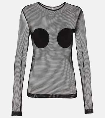 Top aus Mesh | Norma Kamali