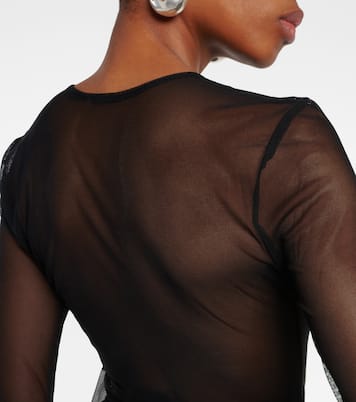 Top aus Mesh | Norma Kamali