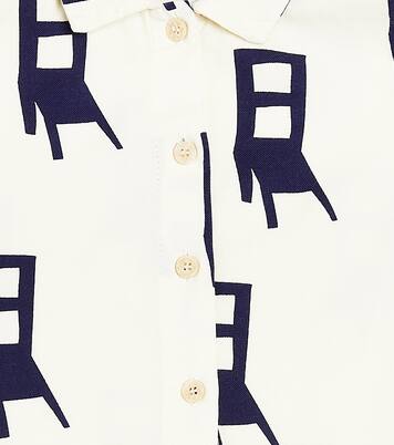 Baby printed cotton-blend shirt | Bobo Choses