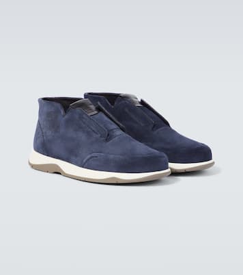 Échappée Scritto suede slip-on sneakers | Berluti