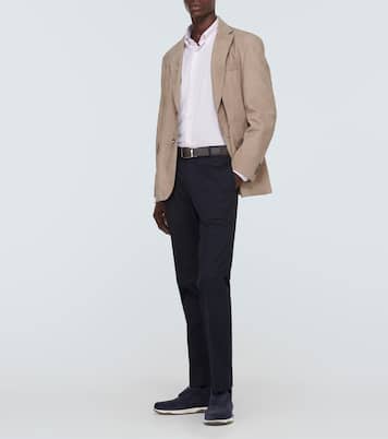 Échappée Scritto suede slip-on sneakers | Berluti
