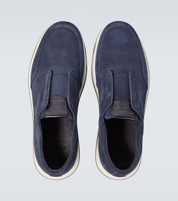 Échappée Scritto suede slip-on sneakers | Berluti
