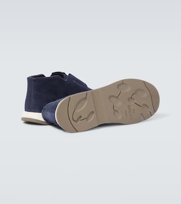 Échappée Scritto suede slip-on sneakers | Berluti