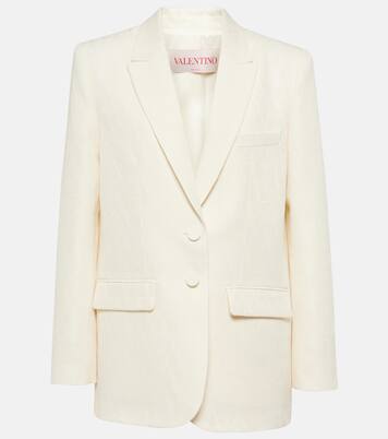 Blazer Toile Iconographe aus Crepe Couture | Valentino