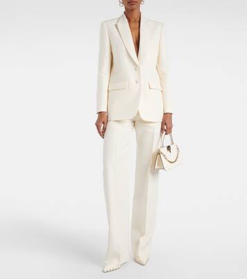 Blazer Toile Iconographe aus Crepe Couture | Valentino