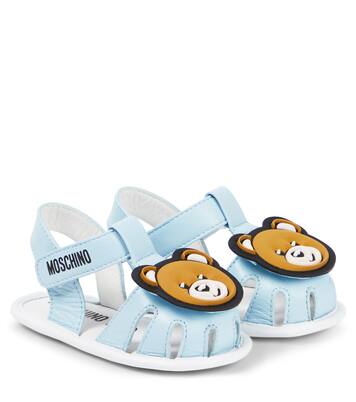 Baby Teddy Bear leather sandals  | Moschino Kids