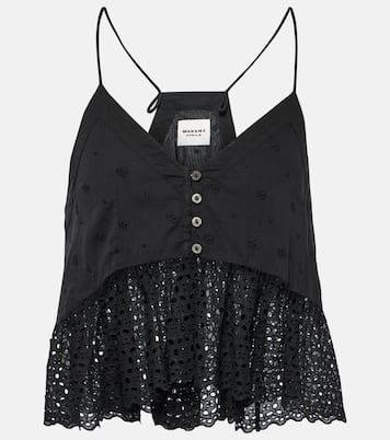 Top Sogane brodé en coton | Marant Etoile