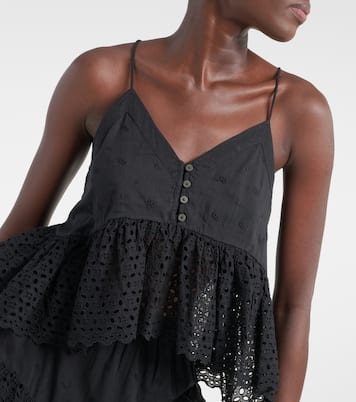 Top Sogane brodé en coton | Marant Etoile