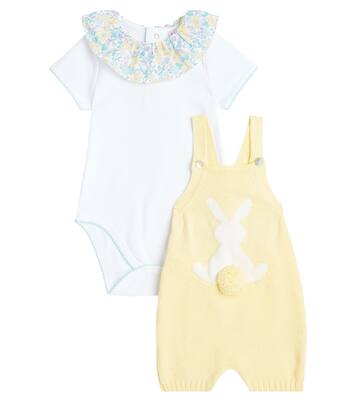 Baby Set Tilly aus Body und Latzhose | La Coqueta