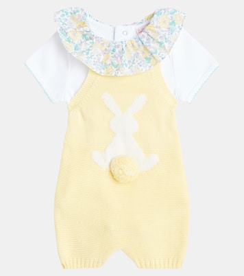 Baby Set Tilly aus Body und Latzhose | La Coqueta