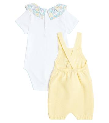 Baby Set Tilly aus Body und Latzhose | La Coqueta