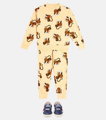 Panther printed cotton sweatpants | The Animals Observatory