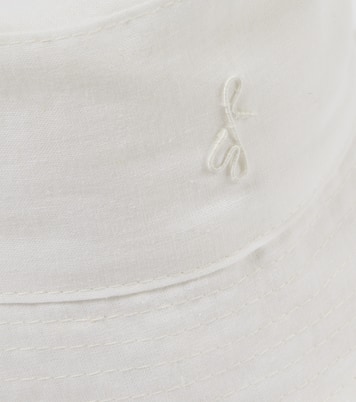 Monogram linen bucket hat | Ruslan Baginskiy