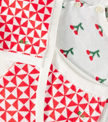 Baby Set Cherry aus Pullover, Hose und Mütze | Bobo Choses