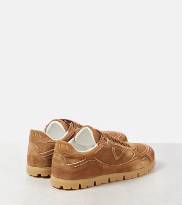 Trail suede sneakers | Prada