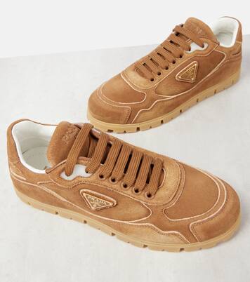 Trail suede sneakers | Prada
