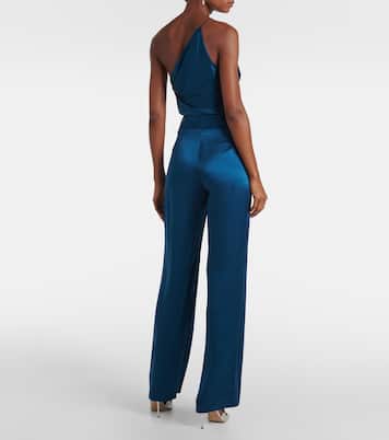 Weite Hose aus Seidensatin | The Sei