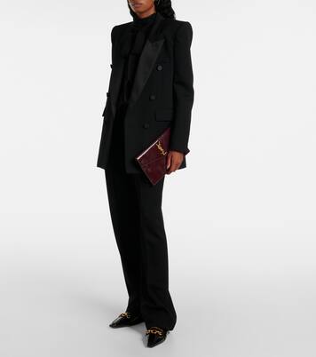 Clutch Uptown de charol | Saint Laurent