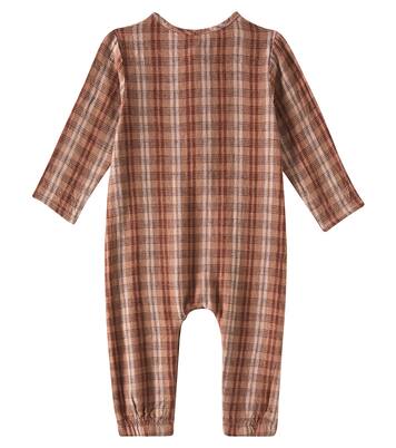 Baby - Jumpsuit in misto lino a quadri | Rylee + Cru