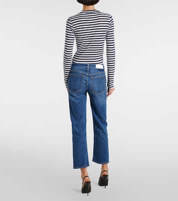 Jeans rectos Stove Pipe de tiro medio | Re/Done