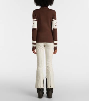 Jersey de cuello alto Schild de lana en intarsia | Perfect Moment