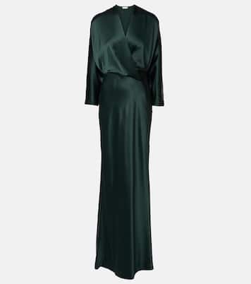 Robe aus Seidensatin | The Sei