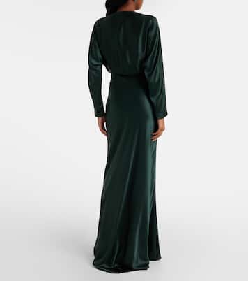 Robe aus Seidensatin | The Sei