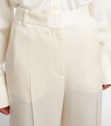 Weite High-Rise-Hose | Toteme