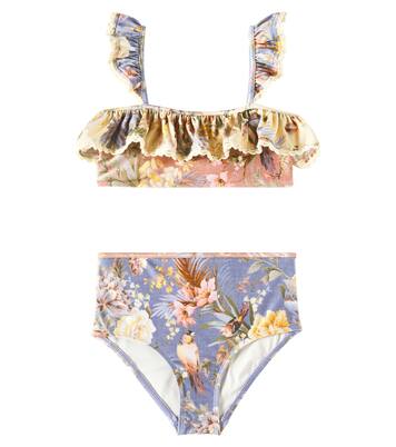 Bikini Tallow floral con volantes | Zimmermann Kids