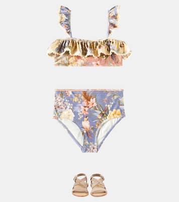 Bikini Tallow floral con volantes | Zimmermann Kids