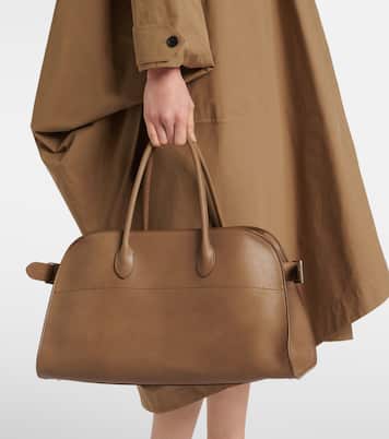 E/W Margaux leather tote bag | The Row