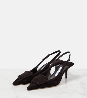 Frances 60 suede slingback pumps | Jimmy Choo