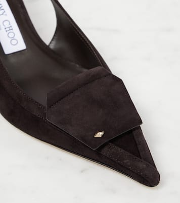 Frances 60 suede slingback pumps | Jimmy Choo