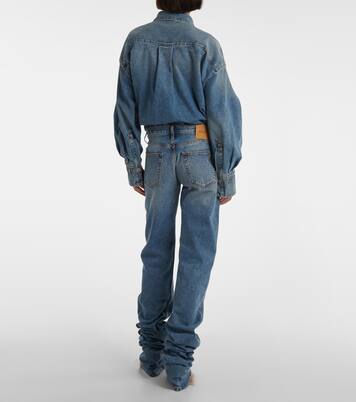 Jean droit à taille mi-haute | The Attico