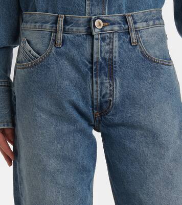 Jean droit à taille mi-haute | The Attico