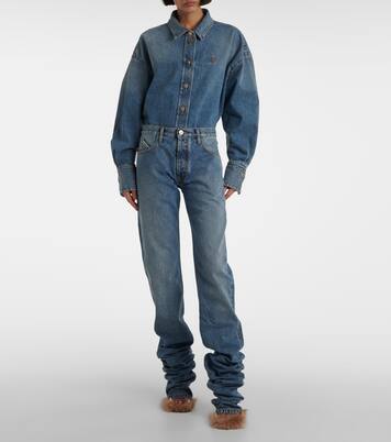 Jean droit à taille mi-haute | The Attico