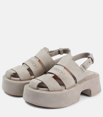Fisherman leather platform sandals | JW Anderson