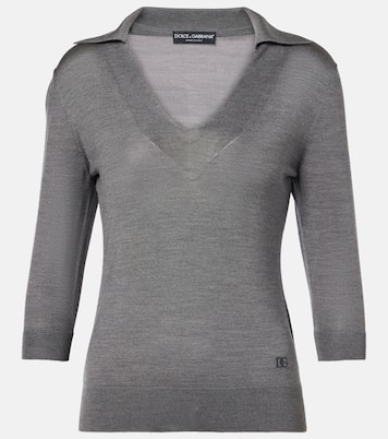 Silk polo sweater | Dolce&Gabbana