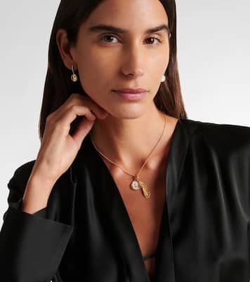 Vivacity 18kt gold pendant necklace with diamonds | FoundRae