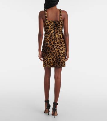 Robe Monique en coton à motif léopard | The New Arrivals Ilkyaz Ozel