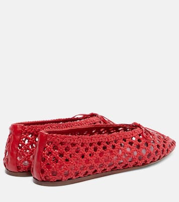 Regency woven leather ballet flats | Le Monde Béryl